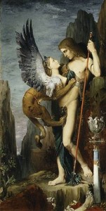 Oedipus and the Sphinx - Gustave Moreau